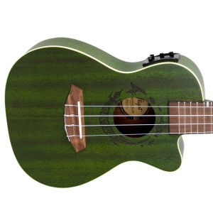 Flight DUC-380 CEQ JADE Gemstone Series Concert Ukulele with Bag